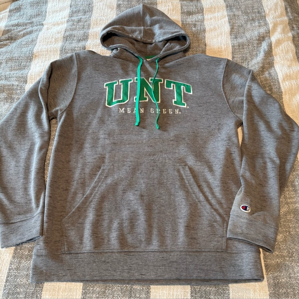 💚UNT Mean Green Mens L Pullover Hoodie Sweatshirt
Front Pocket Unisex💚